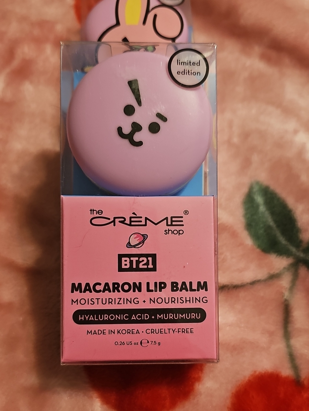 The Crème Shop BT21 Macaron Lip Balm - Pink (Limited Edition)